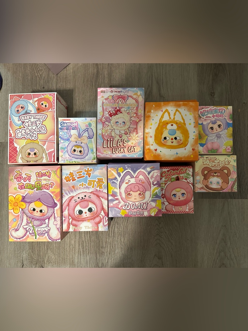 10pc Blind Box Bundle Baby Three Liila Samuel DOMI